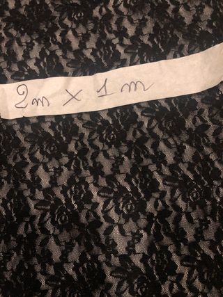 Tessuto pizzo elastico 2m x 1m