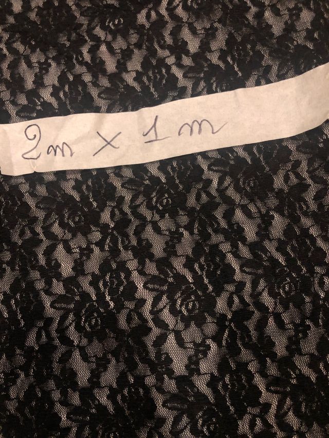 Tessuto pizzo elastico 2m x 1m