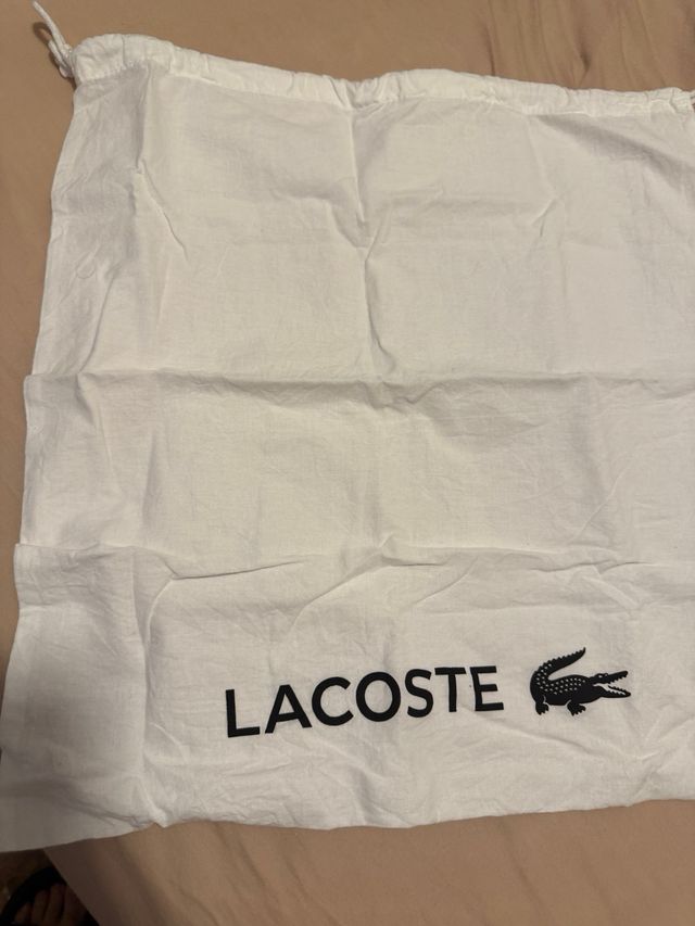 Bolso Tote Lacoste Piel Reversible Azul/Rojo