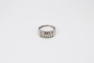 Anillo Oro Blanco 18k Quickgold