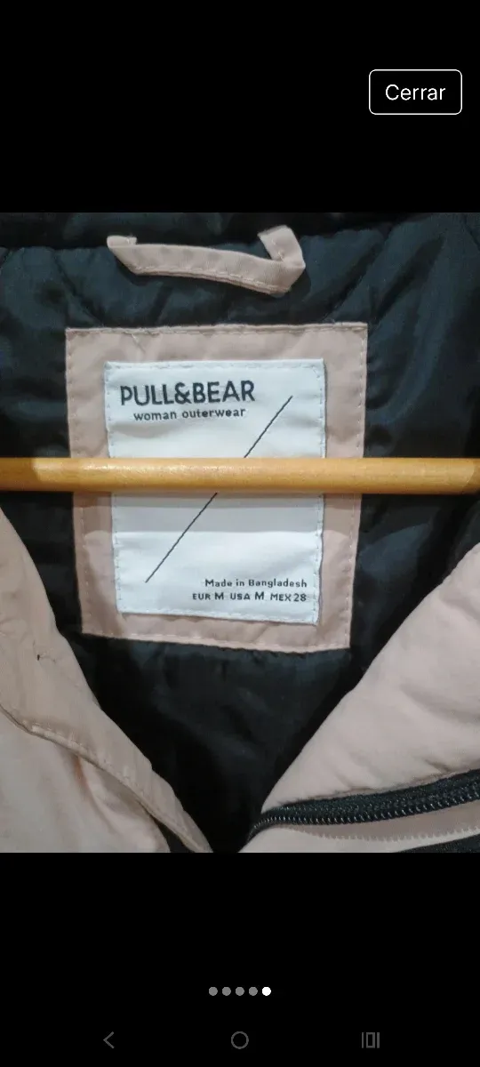 Cazadora Pull&Bear Mujer Rosa palo