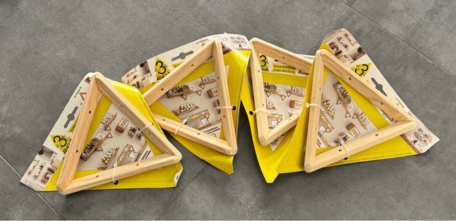 Estante de Triângulos de Madeira (3un)