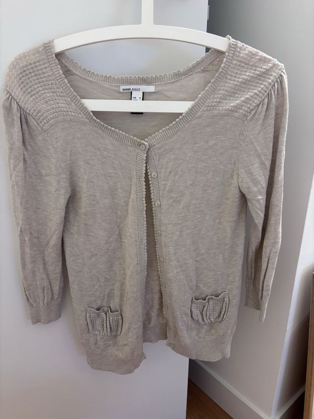 Rebeca beige Mango Talla M