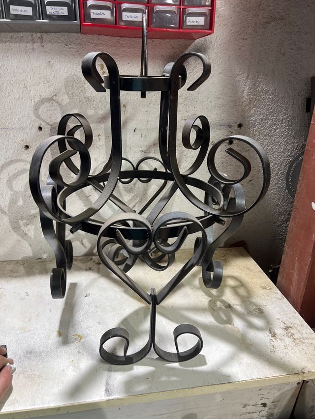 forjado estilo lampara