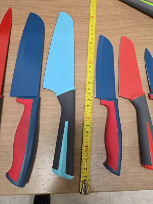 Set de cuchillos de cocina varios tamaños