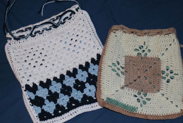 Bolsitas de crochet hechas a mano
