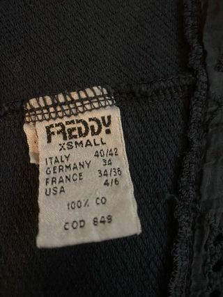 Giacca donna Freddy blu con cappuccio