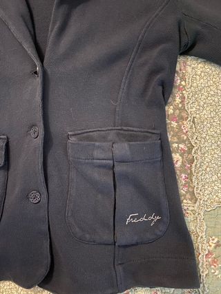 Giacca donna Freddy blu con cappuccio