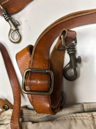 Borsa Campomaggi Beige con Stampa Rosa