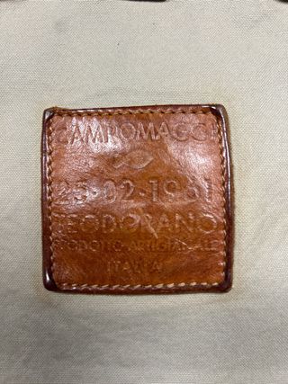 Borsa Campomaggi Beige con Stampa Rosa