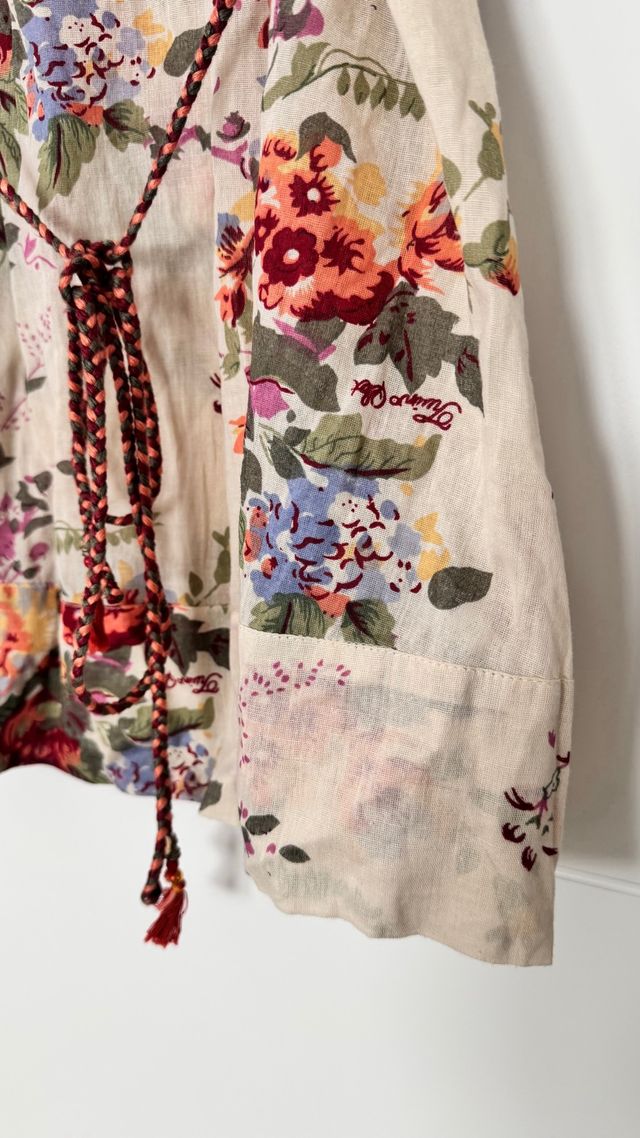 Top Twinset floral em algodão Tamanho XS