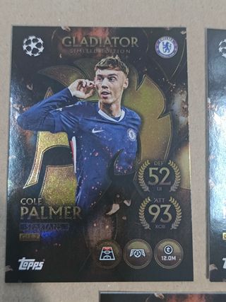 Lote 3 cartas Topps Gladiator Limited Edition