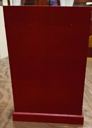 Mobiletto portagioie in legno con specchio