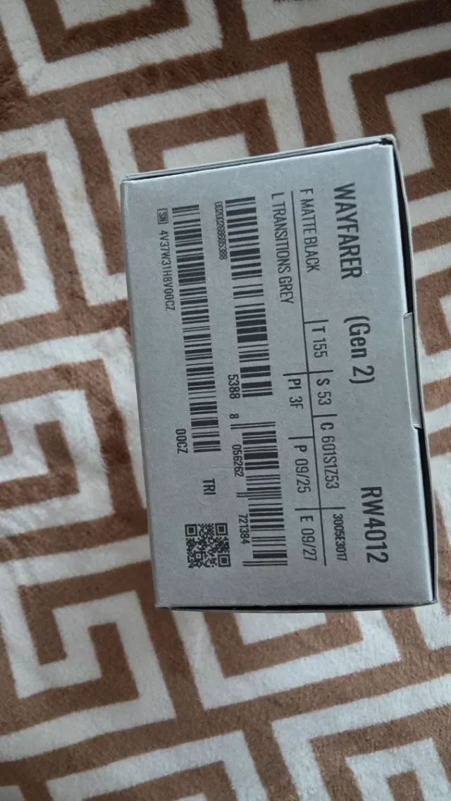 Ray Ban meta wayfarer Gen2 RW4012 transitions