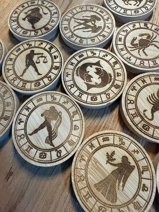 Magnet, Cavatappi Legno Zodiaco .