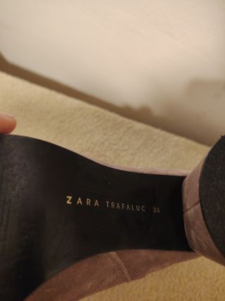 Botines Lila Pedrería Talla 38