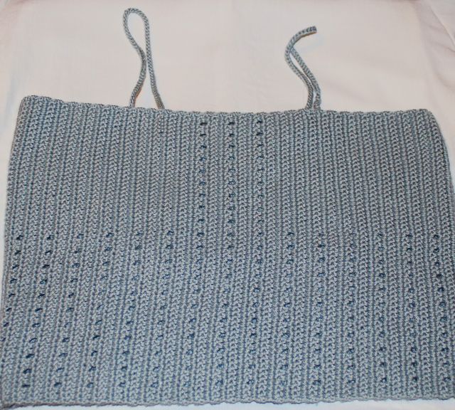 Top crochet gris Talla M/L