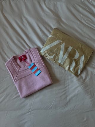 Chaleco Zara Harry Lambert Rosa