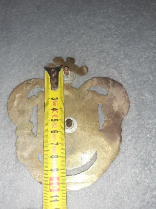 Insignia UMIGAS bronce-laton 13x12 ver