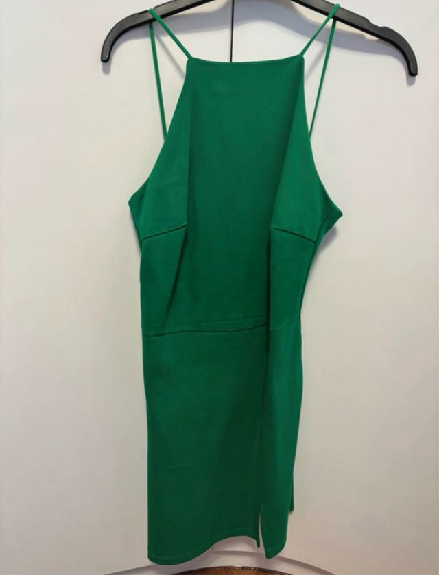Vestido corto verde