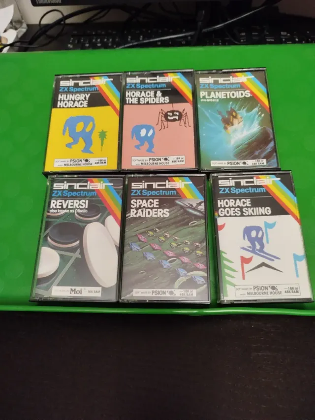 Lote 6 juegos Sinclair ZX Spectrum