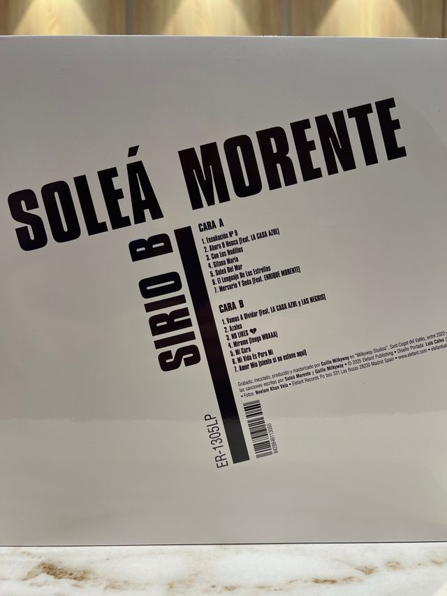Vinilo SOLEÁ MORENTE SIRIO B