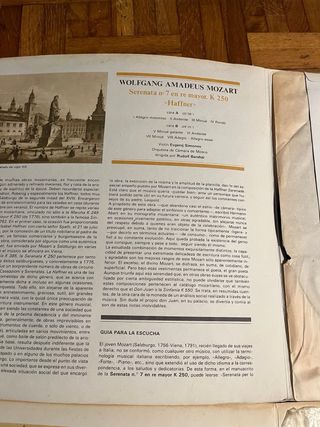 Lote 6 Vinilos Mozart Clásica