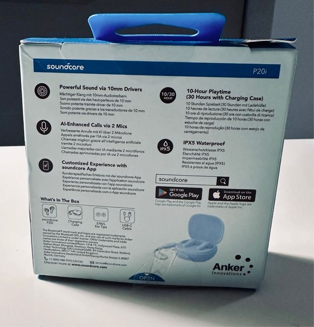 Soundcore P20i Fones de Ouvido Bluetooth Sem Fio