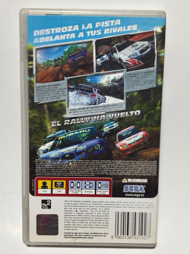 Gioco SEGA RALLY PSP