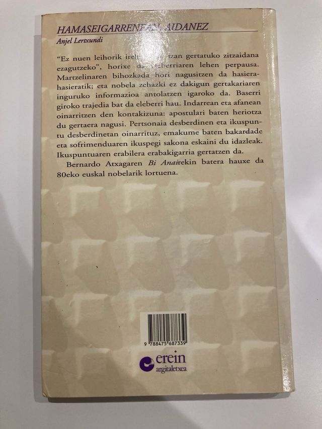 Hamaseigarrenean aidanez