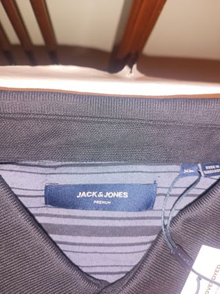 Polo Jack & Jones Uomo Taglia XL Nero