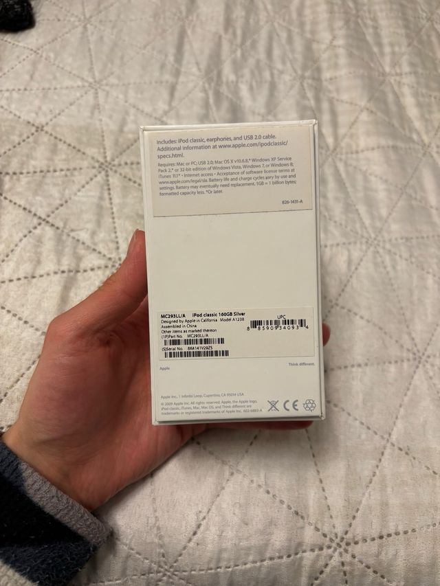 Apple iPod Classic 160GB Argento