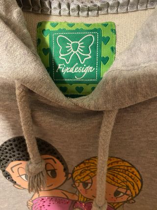 Felpa Fixdesign con cappuccio donna tagl M piccola