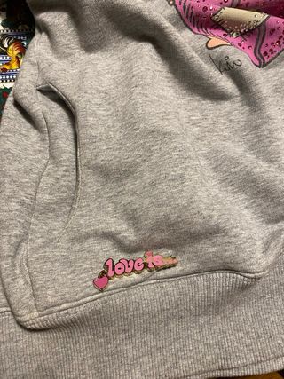 Felpa Fixdesign con cappuccio donna tagl M piccola