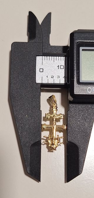 Cruz Caravaca Oro 18k