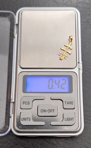 Cruz Caravaca Oro 18k