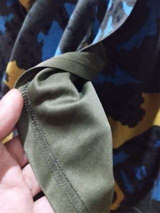 Vestido corto estampado