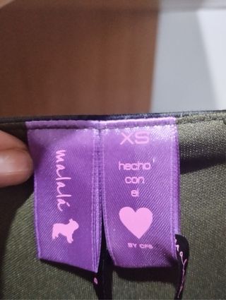 Vestido corto estampado