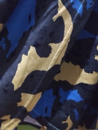 Vestido corto estampado