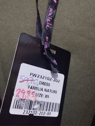 Vestido corto estampado