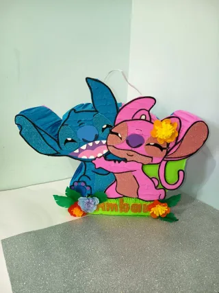 Piñata Stitch y Ángel