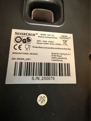 Robot Cocina Monsieur Cuisine Smart