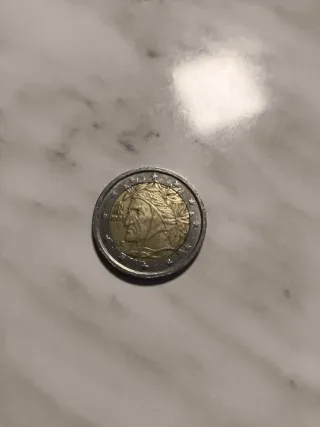 Moneda 2€ Italia 2002 (Dante Alighiere)