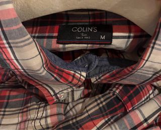 Camisa Colin's cuadros talla M