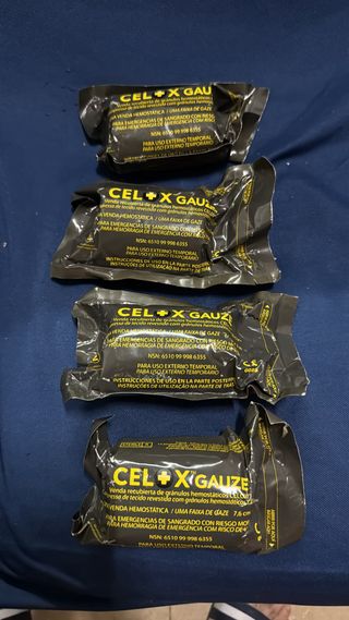 Vendaje Celox Gauze Hemostático