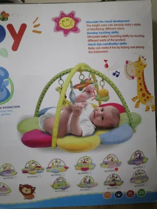 Alfombra interactiva para bebé +0 meses