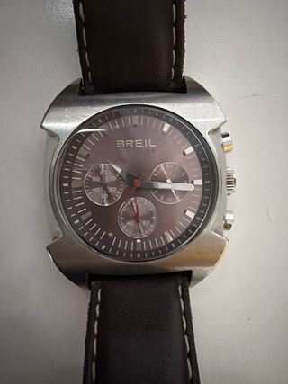 Reloj Breil Cronógrafo Marrón y Plateado