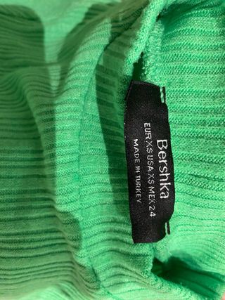 Camiseta verde fosforito manga larga