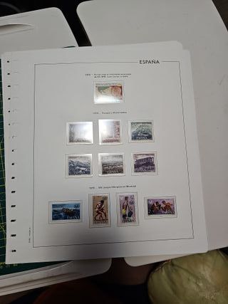 1976 Sellos España Completos Nuevos Hojas Edifil