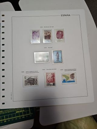1976 Sellos España Completos Nuevos Hojas Edifil